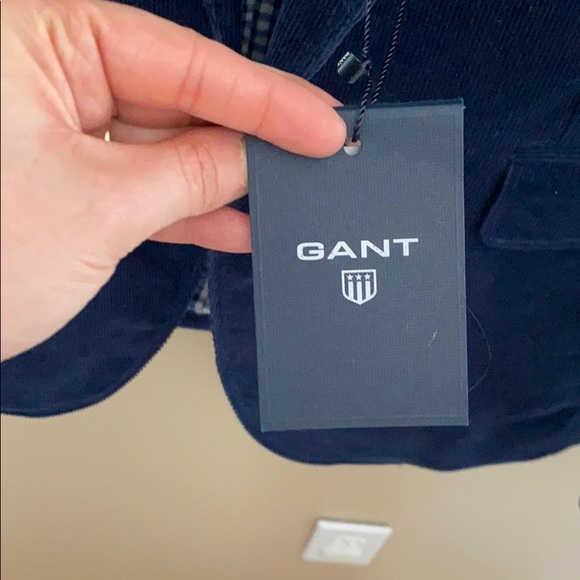 Gant Navy Corduroy Blazer - Picture 2 of 8